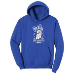 Bad Ass Bearded Dad Hoodie - True Royal