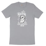 Bad Ass Bearded Dad Short Sleeve Tee - Athletic Heather Grey