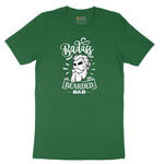Bad Ass Bearded Dad Short Sleeve Tee - Athletic Kelly