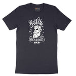 Bad Ass Bearded Dad Short Sleeve Tee - Deep Navy