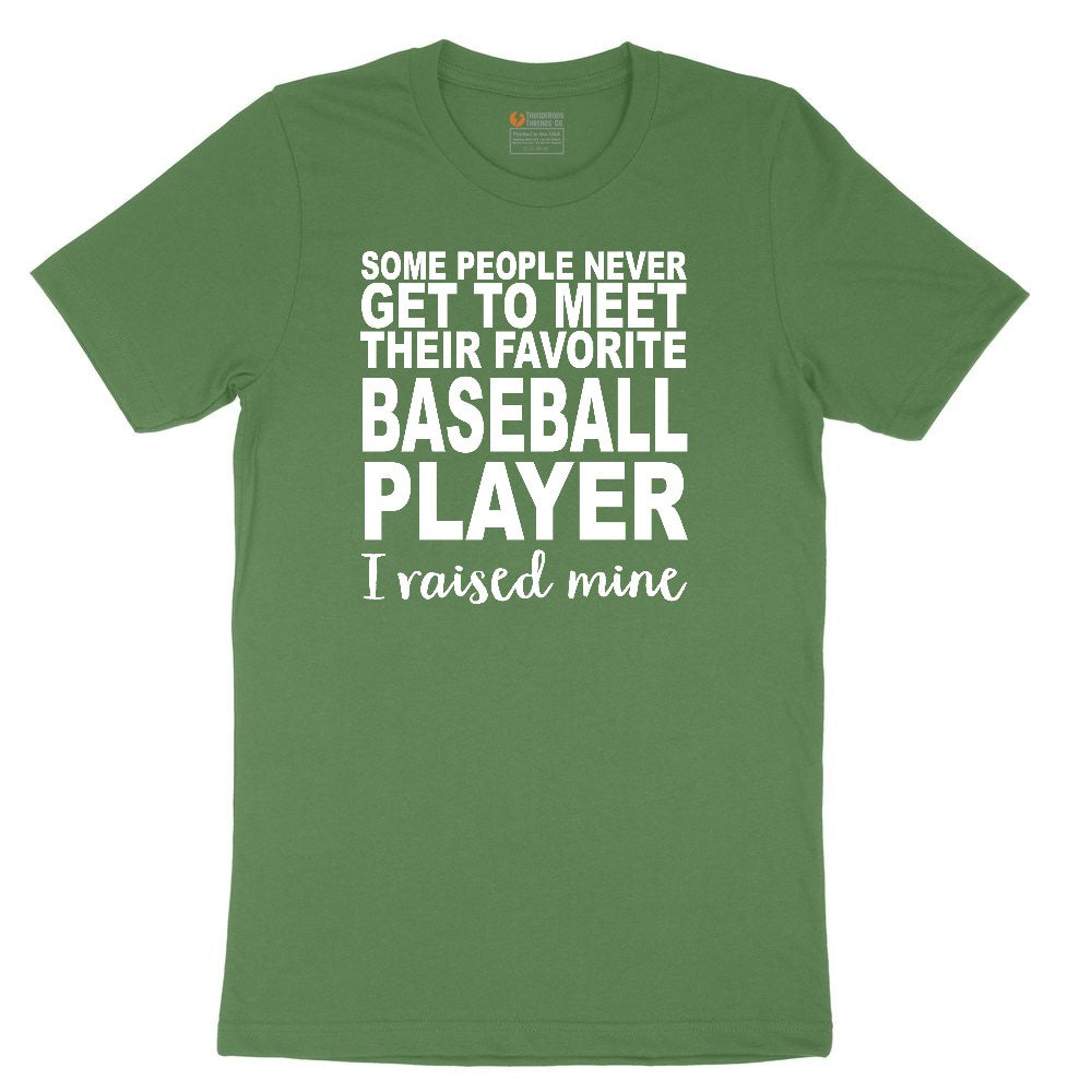 Baseball Player I Raised Mine Toddler Short Sleeve Tee - Athletic Kelly