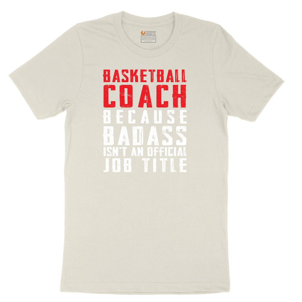 Basketball Coach Ladies Short Sleeve Tee - Natural Heather