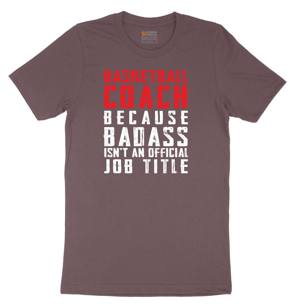Basketball Coach Ladies Short Sleeve Tee - Sangria Blackout