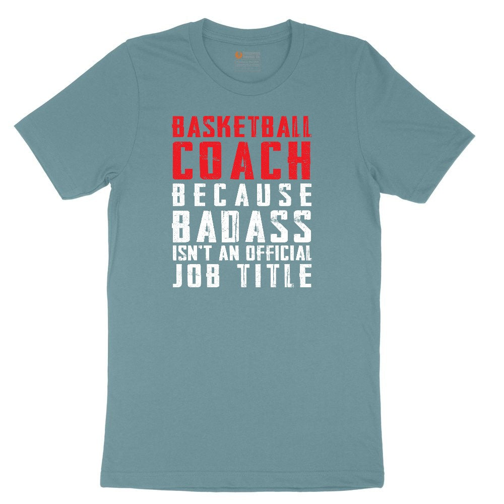 Basketball Coach Ladies Short Sleeve Tee - Surf Blackout