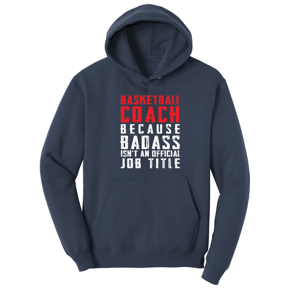Basketball Coach Hoodie - Navy