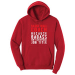 Basketball Coach Hoodie - Red