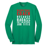 Basketball Coach Long Sleeve Tee - Kelly Green
