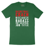 Basketball Coach Short Sleeve Tee - Athletic Kelly