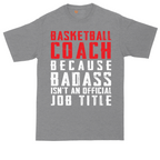 Basketball Coach tall t-shirt for men in Athletic Heather