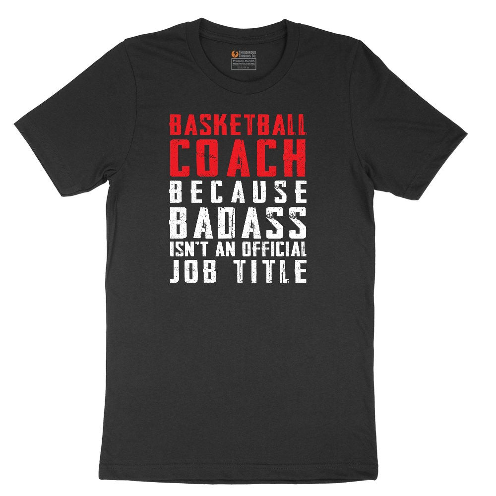 Basketball Coach Toddler Short Sleeve Tee - Black