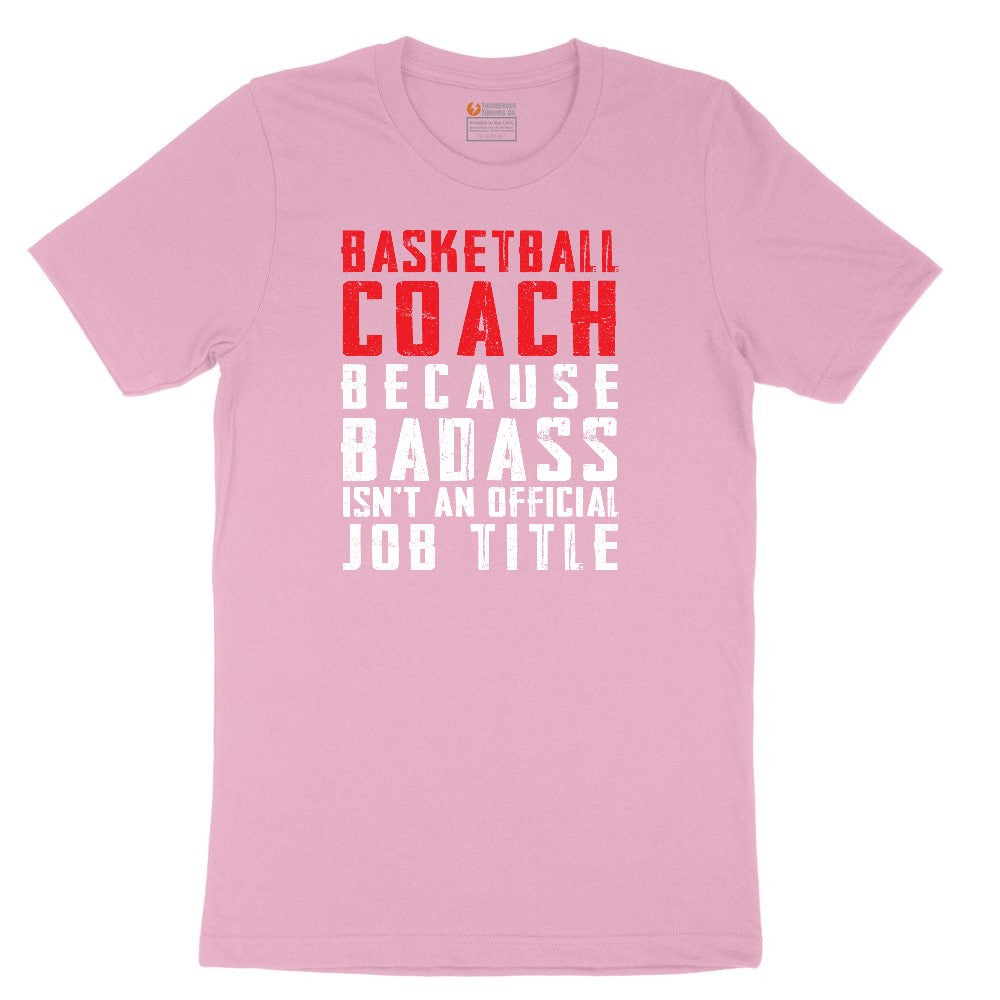 Basketball Coach Toddler Short Sleeve Tee - Candy Pink