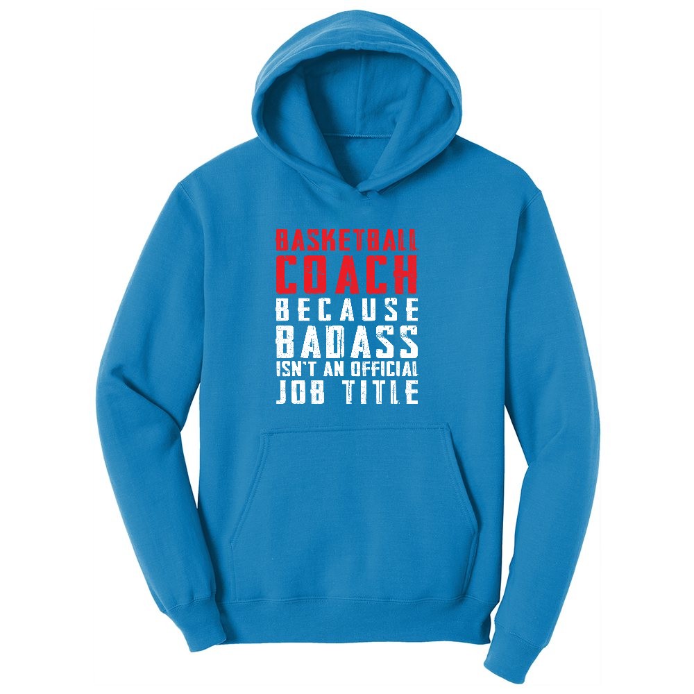 Basketball Coach Youth Hoodie - Sapphire