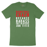 Basketball Coach Youth Short Sleeve Tee - Athletic Kelly