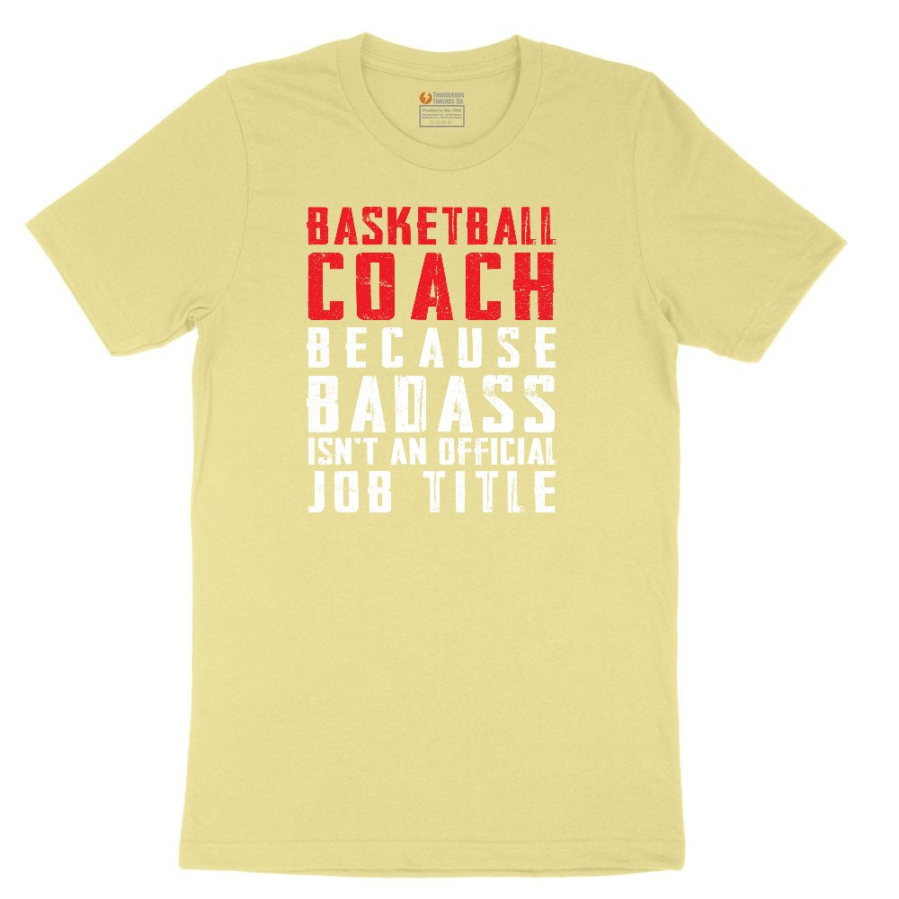 Basketball Coach Youth Short Sleeve Tee - Yellow