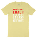 Basketball Coach Youth Short Sleeve Tee - Yellow