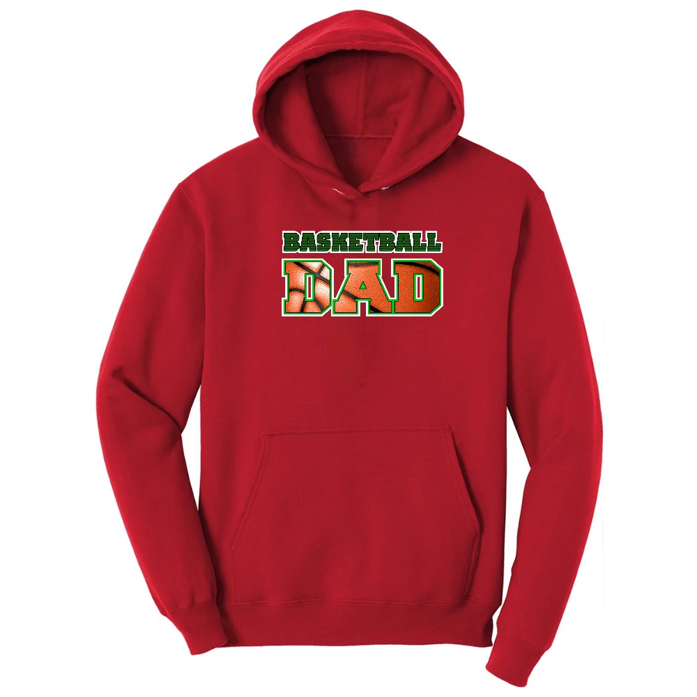 Basketball Dad Hoodie - Red