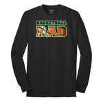 Basketball Dad Long Sleeve Tee - Jet Black
