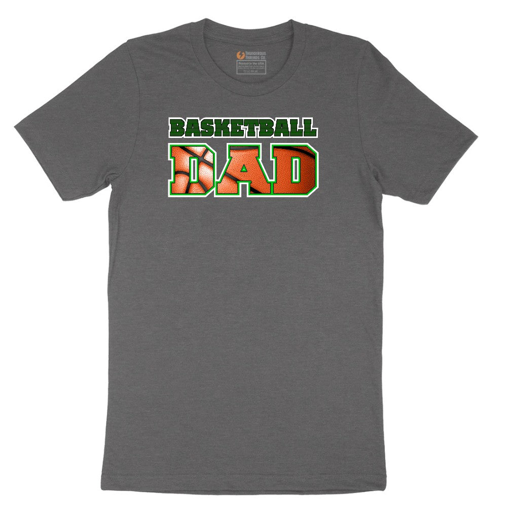 Basketball Dad Short Sleeve Tee - Dark Heather Grey