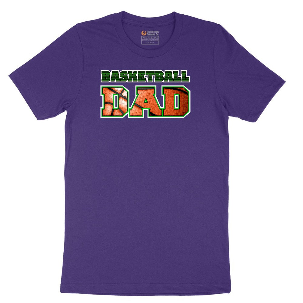 Basketball Dad Short Sleeve Tee - Team Purple