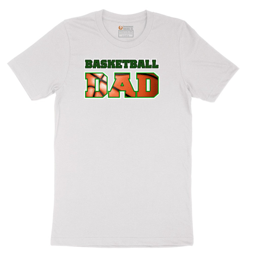 Basketball Dad Short Sleeve Tee - White
