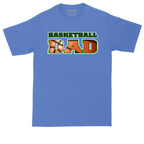 Basketball Dad tall t-shirt for men in Heather Royal