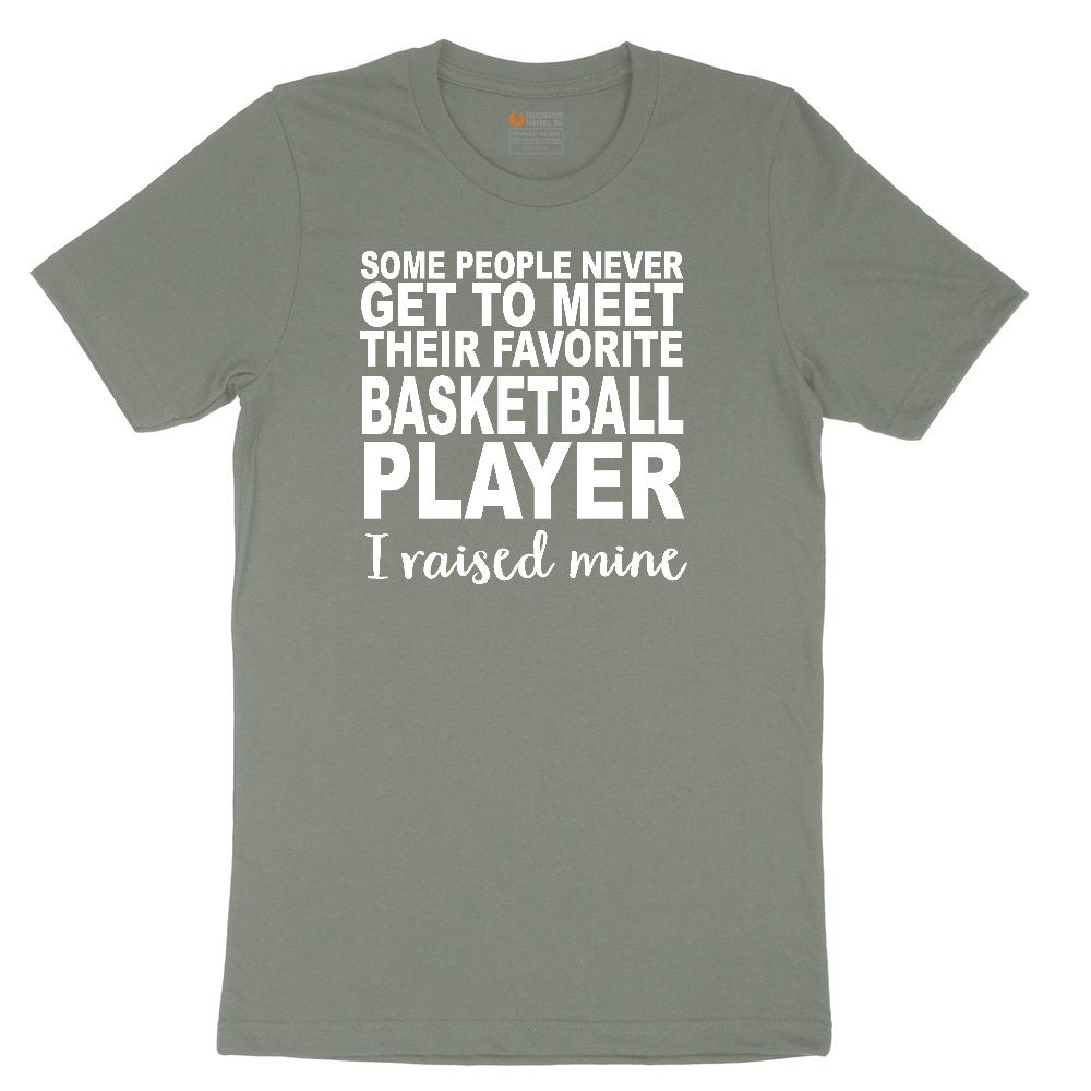 Basketball Player I Raised Mine Ladies Short Sleeve Tee - Bamboo Blackout