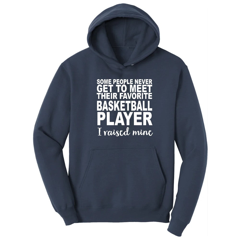 Basketball Player I Raised Mine Hoodie - Navy