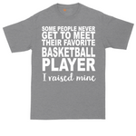 Basketball Player I Raised Mine tall t-shirt for men in Athletic Heather