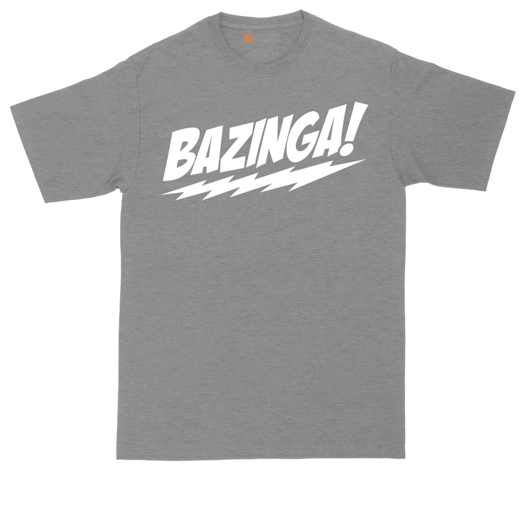 Bazinga tall t-shirt for men in Athletic Heather