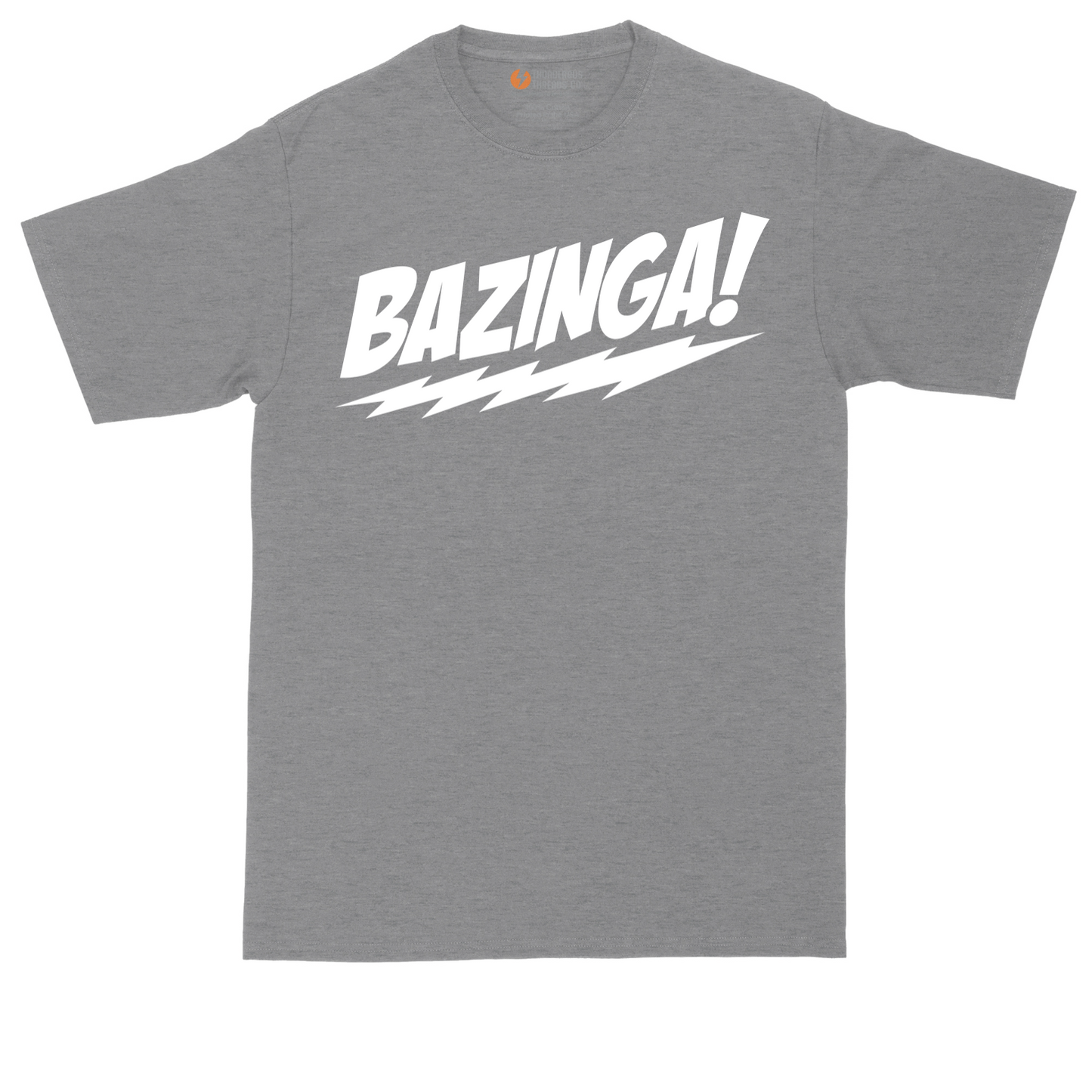 Bazinga tall t-shirt for men in Athletic Heather