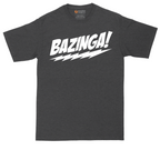 Bazinga tall t-shirt for men in Dark Heather Grey