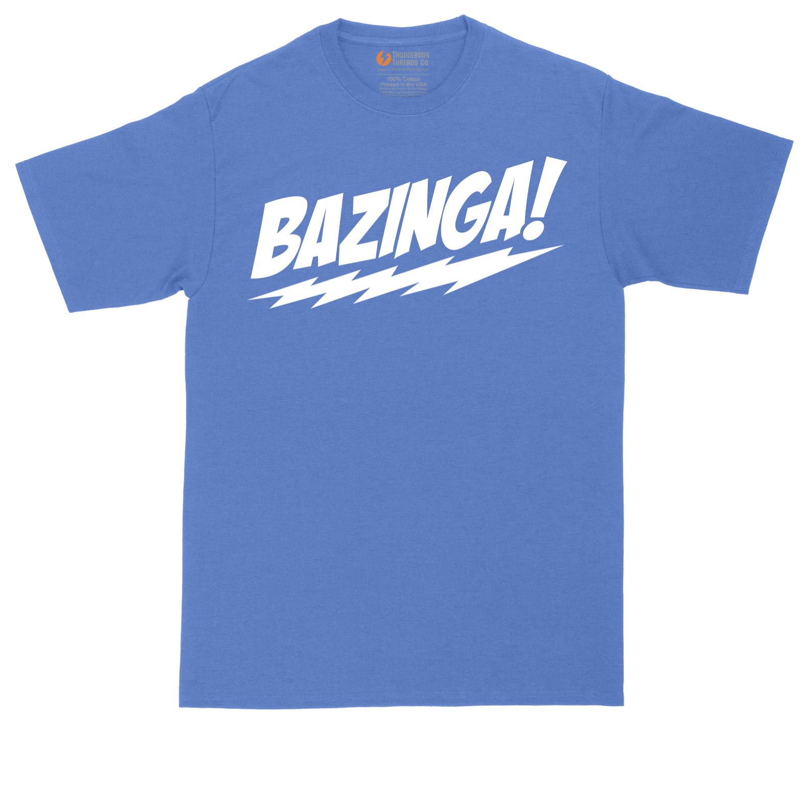 Bazinga tall t-shirt for men in Heather Royal