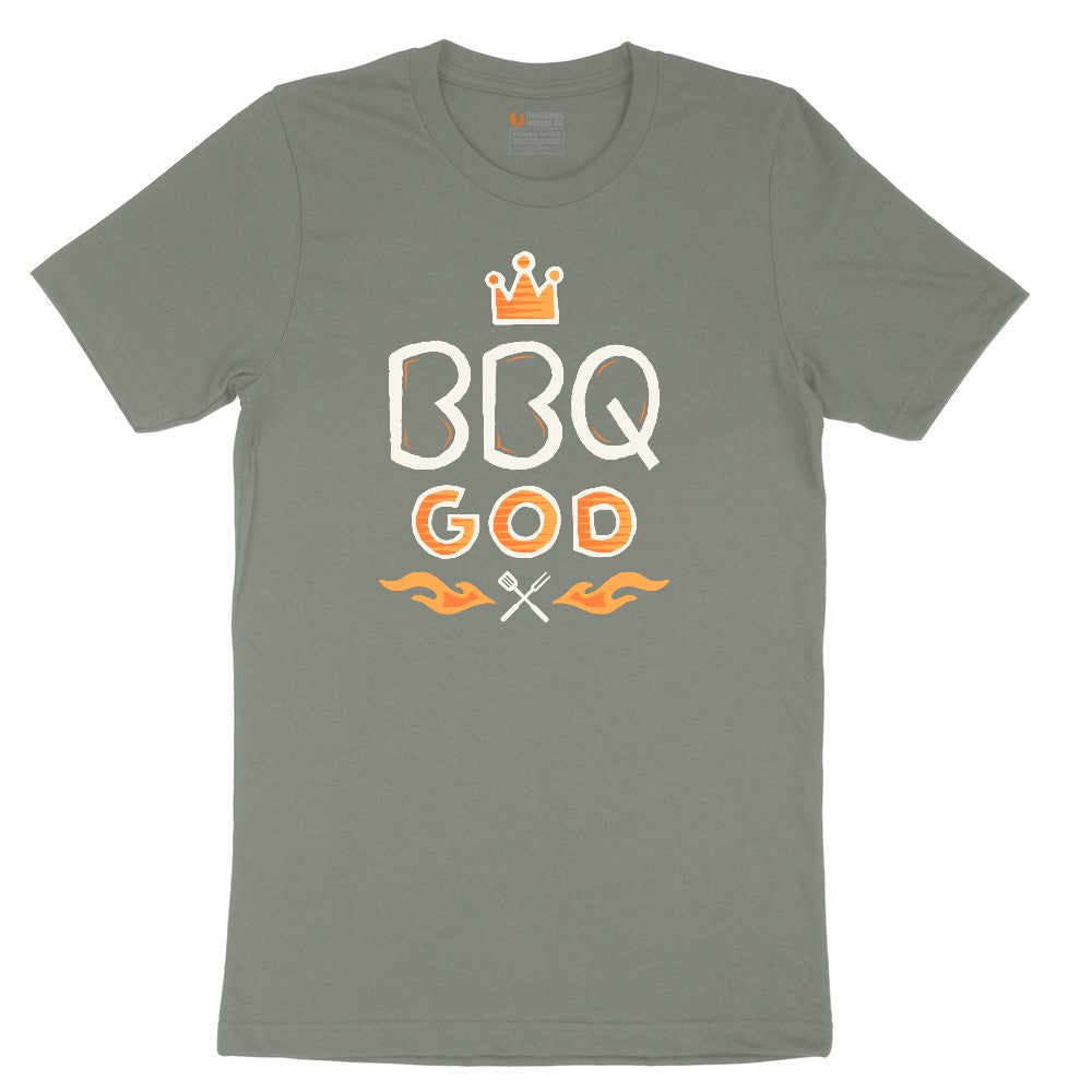 BBQ God Ladies Short Sleeve Tee - Bamboo Blackout