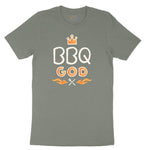 BBQ God Ladies Short Sleeve Tee - Bamboo Blackout