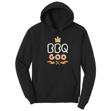 BBQ God Hoodie - Jet Black