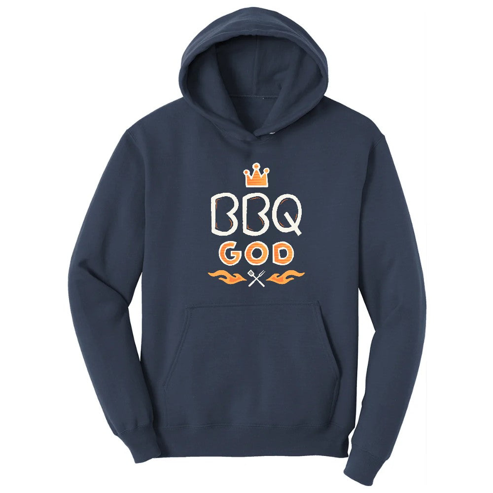 BBQ God Hoodie - Navy