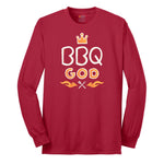 BBQ God Long Sleeve Tee - Red
