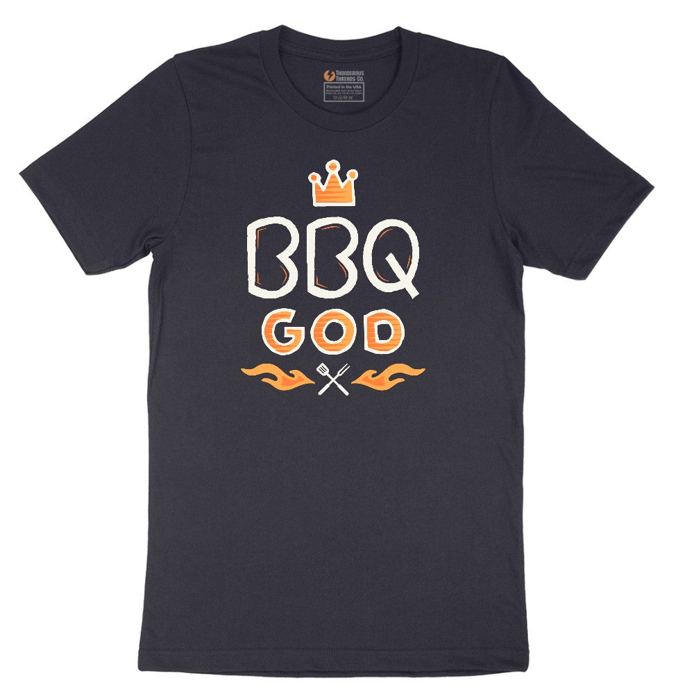 BBQ God Short Sleeve Tee - Deep Navy