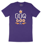 BBQ God Short Sleeve Tee - Team Purple