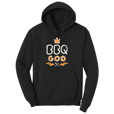 BBQ God Toddler Hoodie - Jet Black