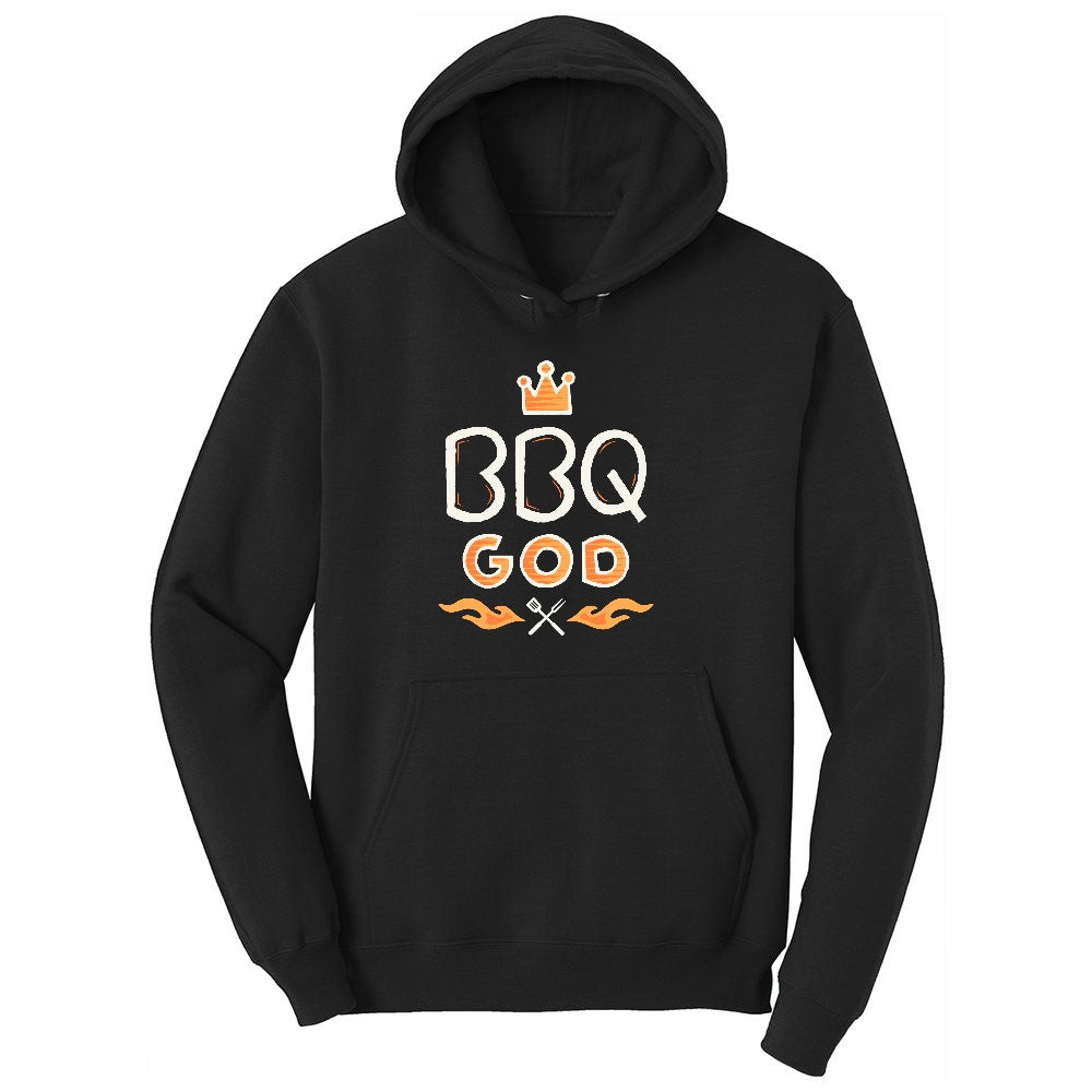 BBQ God Youth Hoodie - Jet Black