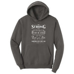 Be Strong Hoodie - Charcoal