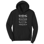 Be Strong Hoodie - Jet Black