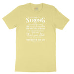 Be Strong Toddler Short Sleeve Tee - Yellow