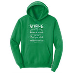 Be Strong Youth Hoodie - Kelly Green