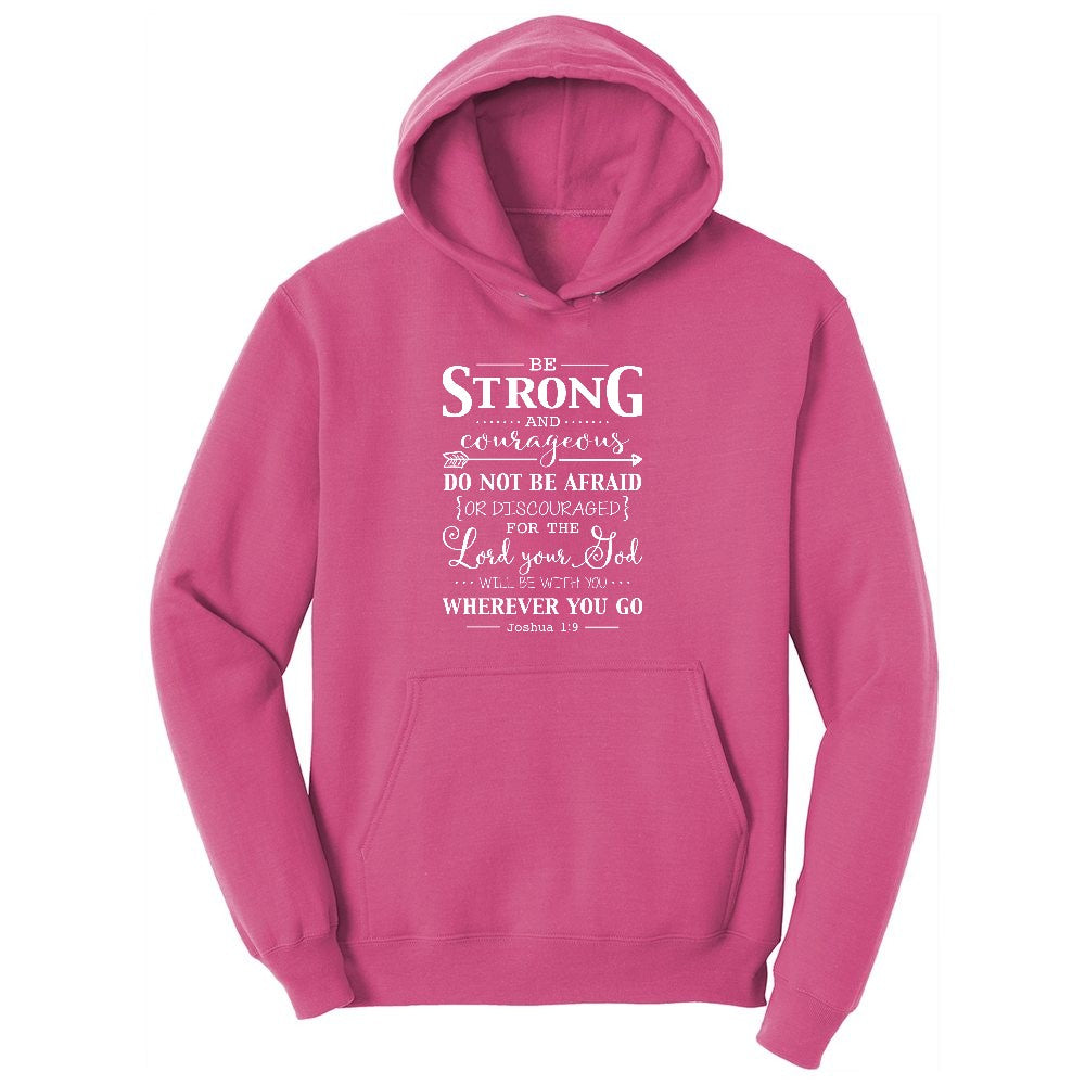 Be Strong Youth Hoodie - Sangria
