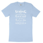 Be Strong Youth Short Sleeve Tee - Light Blue