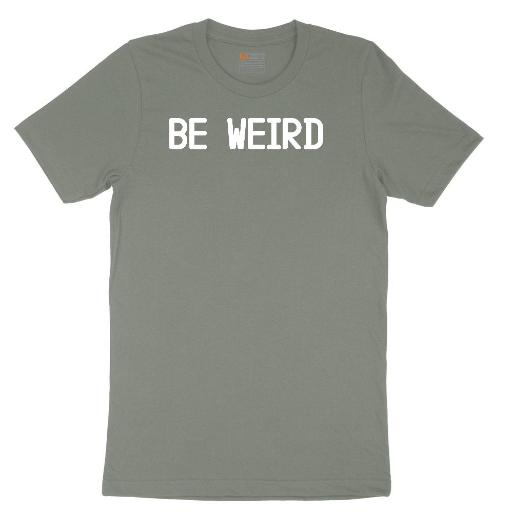 Be Weird Ladies Short Sleeve Tee - Bamboo Blackout