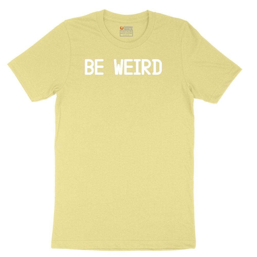 Be Weird Youth Short Sleeve Tee - Yellow