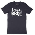 Beer and BBQ Short Sleeve Tee - Deep Navy